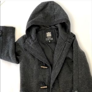 Children's Place Toggle Coat Boys Sz 7/8 Black